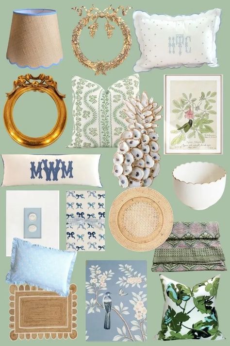 Grandmillennial Home Favorites on Etsy - Veronika's Blushing Grandmillennial Home, Chinoiserie Panels, Chinoiserie Decor, Bedroom Mood Board, Chinoiserie Decorating, Traditional Fabric, Main Bedroom, Guest Bedroom, Home Style