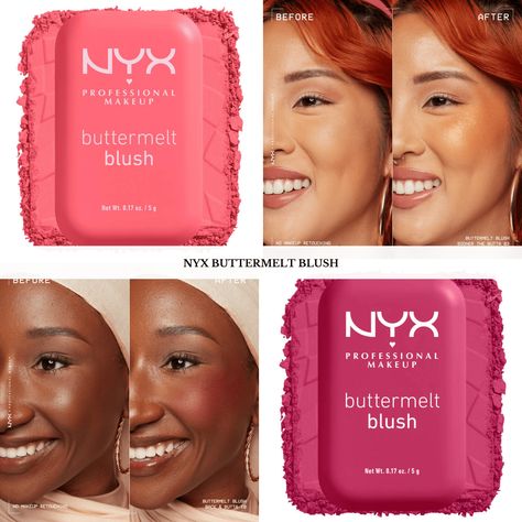 NYX Buttermelt Blush Nyx Butter Melt Blush, Nyx Eyeshadow, Nyx Butter, Makeup Wishlist, Makeup News, Cosmetic Shop, Latest Makeup, Beauty Bay, Body Makeup