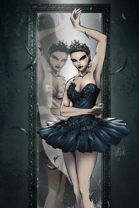 Black Swan Black Swan Film, Anime Ballet, Dark Fashion Photography, Black Swan Movie, Black Swan 2010, Lake Theme, Gothic Elements, The Black Swan, Ballet Pictures