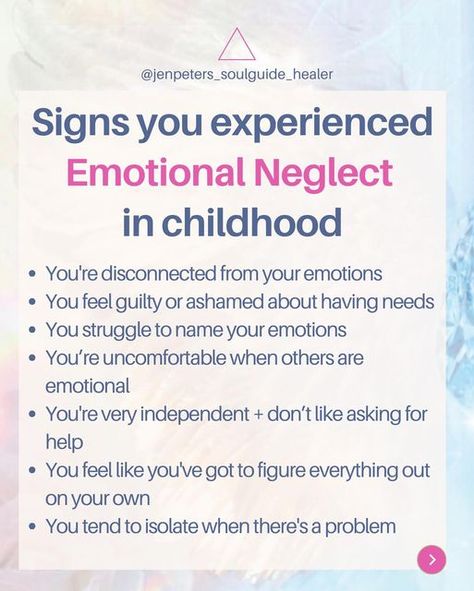 Jen Araya Peters | Visionary Inner Child + Trauma Healer 🪽 on Instagram: "To Begin Healing:  CREATE a safe space to explore your emotions  PRACTICE turning toward your emotions rather than away  REMIND yourself that your needs + emotions are valid  HEAL your emotional abandonment + neglect trauma through deep inner child work  NOTICE what your needs are + tend to them before anyone else’s - they’re important   PRACTICE asking for help + also receiving help  NOTICE when you say things like: “I don’t care” or “It doesn’t matter” + dig a little deeper as you’ll find there’s likely to be unprocessed emotions sitting underneath statements like these  EITHER Work with a practitioner skilled in dissolving trauma OR use proven tools to assist you.  An intellectual understanding isn’t enough - we Child Neglect Art, Emotions Are Valid, Emotional Abandonment, Healing Your Inner Child, Inner Child Work, Parental Alienation, Asking For Help, Toxic Family, Attachment Styles