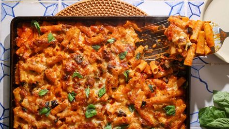 Sheet Pan Baked Pasta alla Norma – Giadzy