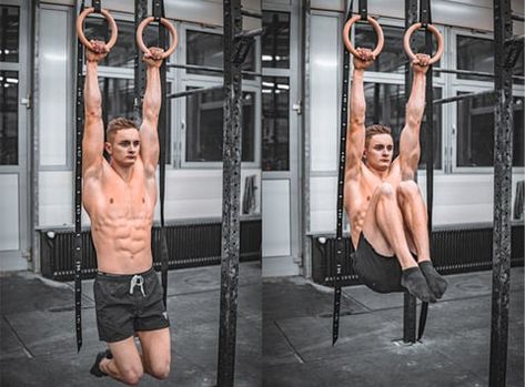 Gymnastic Rings Workout, Best Workouts For Men, Calisthenics Exercises, Gym Back Workout, Beginner Calisthenics, Rings Workout, Gym Rings, Circuit Training Workouts, Gymnastics Rings