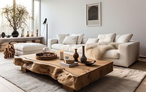 20 Driftwood Coffee Table Ideas: Adding Nature's Art To Your Home Rustic Tables, Driftwood Coffee Table, Coffee Table Design Modern, Coffee Table Ideas, Live Edge Coffee Table, White Kitchen Decor, Unique Coffee Table, Coffee Table Rectangle, Rustic Coffee Tables