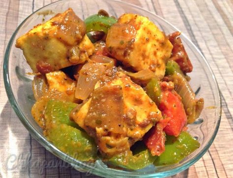 Chhapan Bhog: Jhatpat Kadhai Paneer in 10 minutes Baked Pork Meatballs, Chili Paneer Recipe, Spicy Tofu Recipes, Chili Paneer, Kadai Paneer, Fried Rice With Egg, Chilli Paneer, Asparagus Pasta, Spicy Dishes