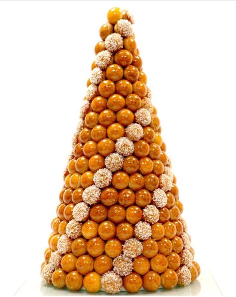 Croquembouche Wedding Cake, Christmas Croquembouche, Choux Pastry Wedding Cake, Wedding Croquembouche, Christmas Choux Au Craquelin, Croquembouche Tower, Traditional Baking, Choux Puff, Choux Cream