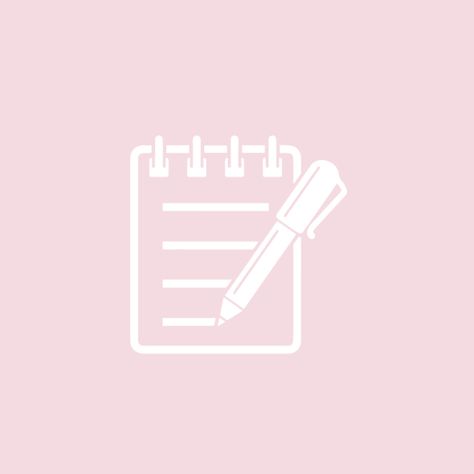 Pink Notes Widget, Pink Work Icon, Pink Notebook Icon, Pink Notes App Icon, Pink Reminders Icon, Notes Logo, Notes Icon Pink, Pink Notes Icon, Cute Pink App Icons