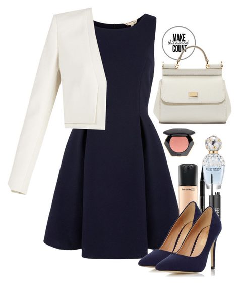 "Business Meeting" by emiliajf ❤ liked on Polyvore featuring Marc Jacobs, Elizabeth Arden, NARS Cosmetics, Yumi, MAC Cosmetics, BCBGMAXAZRIA, Dorothy Perkins, Dolce&Gabbana, H&M and women's clothing Marvel Inspired Outfits, Dakota Style, Disney Princess Outfits, Stylish Outfits For Women Over 50, Ambitious Women, Professional Wear, Classy Work Outfits, Estilo Chic, Princess Outfits