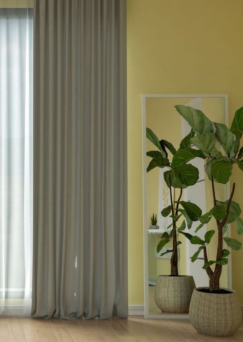 What Color Curtains Go with Yellow Wall? Yellow Room Curtain Ideas, Yellow Walls Curtain Ideas, Curtains To Go With Yellow Walls, Curtains With Yellow Walls, Curtains For Light Yellow Walls, Yellow Wall Curtain Ideas, What Color Curtains Go With Yellow Walls, Curtains For Yellow Walls Living Room, Light Yellow Walls Living Room