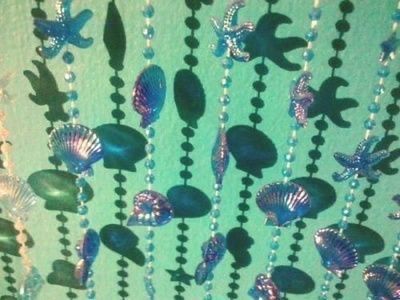 Siren Party Decoration, Sea Punk Aesthetic, Mermaid Aesthetic Party, Mermaid Party Aesthetic, Coconut Clothes, Sea Punk, Mermaid Seashell, No Ordinary Girl, Bead Curtain