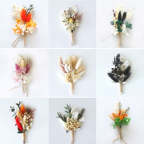 1 Pc Mini Natural Dried Flower Bouquet Baby Breath Freshener Bouquet Decoration Epoxy Cast DIY Aroma Dry Flowers Bouquet, Christmas Wedding Decor, Groomsmen Buttonholes, Gift Boxes Decoration, Bridesmaid Flower, Flower Corsage, Dry Flowers, Floral Decoration, Mors Dag