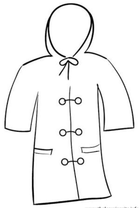 Rain Coat Drawing, Raincoat Drawing, Raincoat Pattern, Room Crafts, Black And White Google, Infant Room, April Crafts, Child Art, Activities Preschool