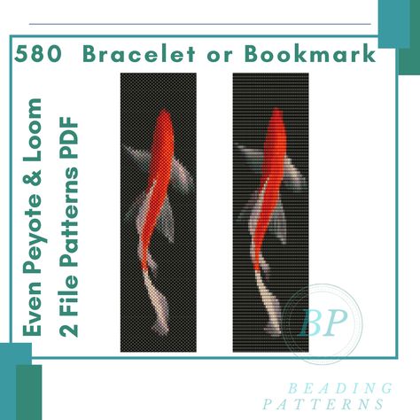 Color Plan, Carpe Koi, Beaded Bookmarks, Loom Bracelet, Bead Loom Patterns, Native American Beading, Letter Beads, Loom Patterns, Beading Tutorials