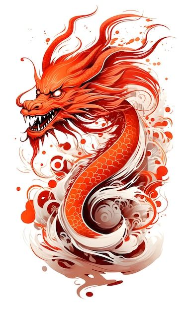 Photo chinese symbol of animal zodiac dr... | Premium Photo #Freepik #photo Colorful Digital Art, Animal Zodiac, Dragon Icon, Dragon Chinese, Dragon Phoenix, Dragon Dance, Chinese Symbols, Zodiac Art, Year Of The Dragon