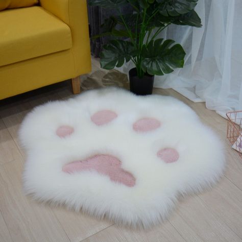 Origin: CN(Origin)Wash Style: Mechanical WashMaterial: FurUse: HomeUse: HOTELUse: FLOORis_customized: NoAge Group: AdultsFeature: Anti-SlipPattern Type: Animal Cat Paw Pattern, Cat Presents, Soft Paws, Cat Rug, Cat Dad Gifts, Fur Carpet, Sofa Coffee Table, Paw Pattern, Cat Themed Gifts