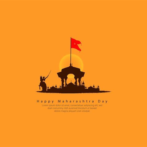 Vector illustration of maharashtra day f... | Premium Vector #Freepik #vector #maharashtra-day #maharashtra #marathi #traditional Maharashtra Day Poster, Maharashtra Din Images, 1may Maharashtra Day, Maharashtra Day Creative Ads, Maharashtra Day Creative, Maharashtra Illustration, Maharashtra Din, Maharashtra Day, शिवाजी महाराज