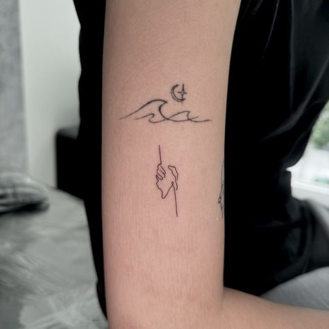 pretty little things we call tattoo #tattoo #fineline #minimalist #lotustattoo #smalltattoo #cambodiatattoo #phnompenhtattoo #localtattoo #finelinework #fyp #cambodia #tattoos #asian Ghibli Tattoo Minimalist, Tattoos Asian, Ghibli Tattoo, Princess Tattoo, Tattoo Minimalist, Couple Tattoo, Lotus Tattoo, Princess Mononoke, Tattoo Tattoo