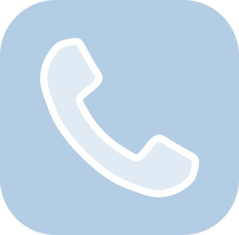 Call App Icon Aesthetic, Blue Call Icon, Call Icon Aesthetic, Social Media Logos Icons, Call Icon, Call Logo, Android Icons, Shortcut Icon, App Store Icon