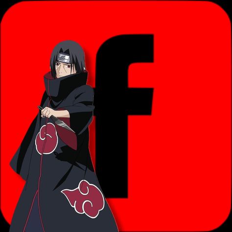 Akatsuki App Icons, App Icons Red, L Icon, Mobile App Icon, Snapchat Icon, App Anime, Cartoon Artwork, Wallpaper Iphone Neon, Naruto Uzumaki Art