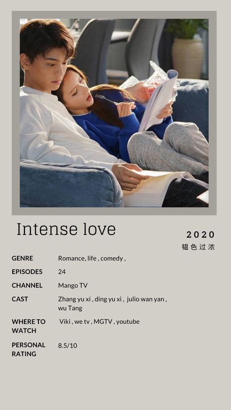 Intense Love Chinese Drama, Chinese Drama Checklist, Drama Recommendations, Best Teen Movies, Best Romantic Comedies, China Drama, High School Drama, New Korean Drama, Chinese Historical Drama