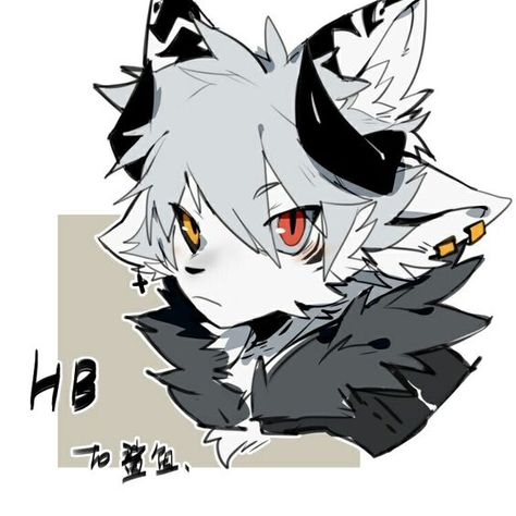 Von Lycaon, Wolf Oc, Canine Art, Creature Drawings, Anime Animals, Arte Animal, Animal Ears, Cute Art Styles, Creature Art