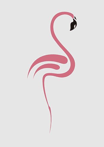 Flamingo Icon, Flamingo Drawing, Hand Icon, Greater Flamingo, Red Flamingo, Flamingo Illustration, Curved Arrow, Hand Drawn Arrows, Coffin Nails Matte