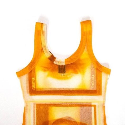 Lost Future Store | Jean Paul Gaultier Spring Summer 2002 

Mesh tank top featuring Madonna eye print in beautiful bright orange colour. Just in time for the... | Instagram Top Photoshoot, Paul Gaultier Spring, Mesh Tank Top, Eye Print, Orange Colour, Paul Gaultier, Jean Paul Gaultier, Jean Paul, Bright Orange