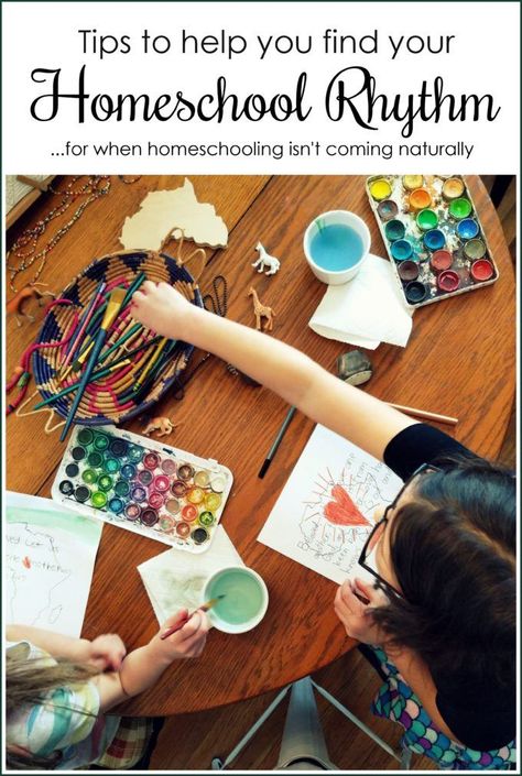 8 Ways to Find your Homeschool Rhythm - Reality Daydream Homeschool Rhythm, Homeschool Routine, Preschool Planning, Homeschool Elementary, Homeschool Education, School Materials, Homeschool Classroom, Homeschool Schedule, Homeschool Learning