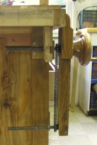 Leg Vise, Shop made #2: Time to start over from scratch - by Jeremiah @ LumberJocks.com ~ woodworking community Leg Vise, Workbench Vise, Woodshop Projects, Woodworking Bench Vise, Workbench Plans Diy, Bench Vise, Workbench Plans, Woodworking Workbench, Work Bench