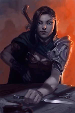 Agent Character, Female Agent, Elf Rogue, Elf Characters, Pathfinder Character, Female Elf, Fantasy Portraits, Fantasy Images, Dungeons And Dragons Characters