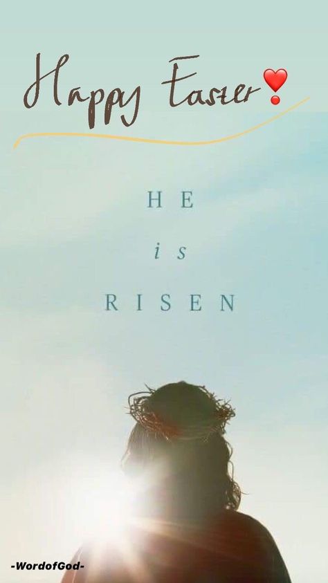 Happy Easter With Jesus, Happy Easter Images With Jesus, Happy Easter Jesus Images, Jesus Has Risen Easter Bible Verses, Happy Easter Aesthetic Jesus, Jesus Risen Pictures The Resurrection, God Has Risen Easter, Jesus Is Risen Image, Happy Easter Bible Verse