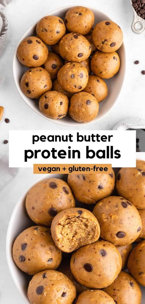 Protein Balls No Oats, Peanut Butter Protein Balls, Protein Balls Healthy, Moms Recipes, Clean Treats, Healthy High Protein Snacks, Bake Healthy, Simple Snacks, Dairy Recipes