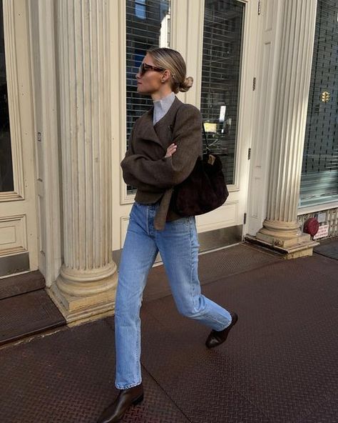 Elegant Minimalist Outfit, Claire Rose Cliteur, Claire Rose, Street Style Winter, Cropped Blazer, Chic Outfit, Mode Inspo, Autumn Outfit, Outfit Inspo Fall