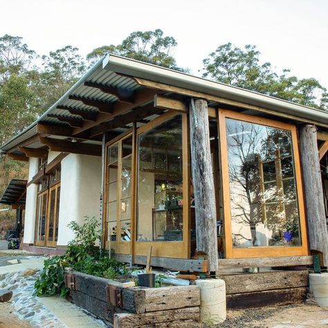 This small stone house in the woods is more than just a shelter; it is a sanctuary, a place where one can find solace in the embrace of nature, where the worries of the world melt away amidst the tranquility of the wilderness.

#NatureRetreat #RusticLiving #StoneHouse #ForestHome #OffGridLiving #WildernessEscape #SustainableArchitecture #SereneSanctuary #CozyCabin #WoodsyCharm Earth Home Design, Outdoor Compost Toilet, Cob House Exterior, Stone House In The Woods, Earthen House, Maison Earthship, Small Stone Cottage, Creative Lighting Ideas, Sustainable Architecture House