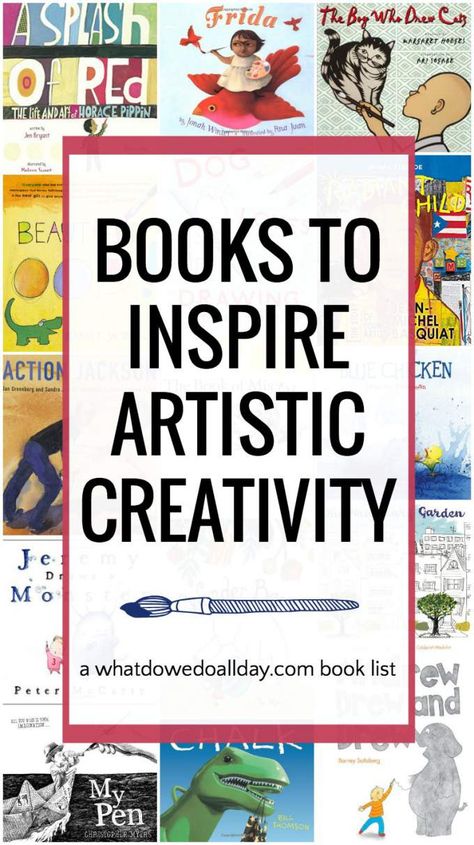 Picture books about art that will inspire your kids. Includes fiction and biographies of famous artists. Books About Art, Artist Garden, Art Books For Kids, Best Books List, Kid Book, Kid Books, Art Library, Reading Tips, Story Books