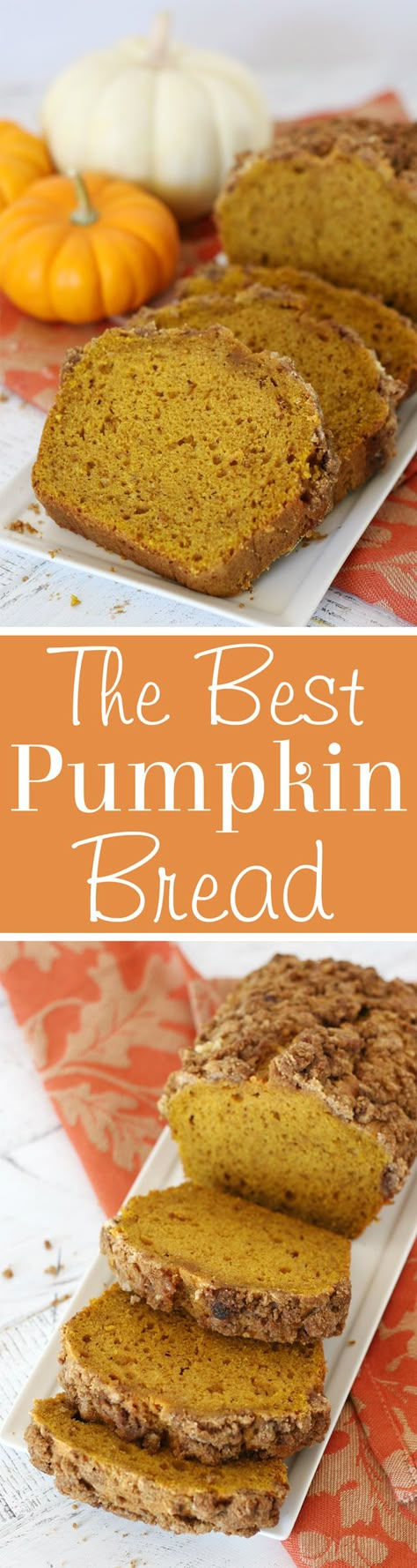 Simply the BEST Pumpkin Bread Recipe! Pumpkin Cinnamon Bread, The Best Pumpkin Bread, Easy Pumpkin Bread, Best Pumpkin Bread, Best Pumpkin Bread Recipe, Cinnamon Bread Recipe, Pumpkin Bread Easy, Moist Pumpkin Bread, Baking Muffins