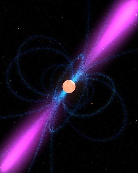 Pulsar Star NASA | Artist’s impression of a pulsar. Pulsars are rotating neutron stars ... Cosmic Dance, Wow Photo, Neutron Star, Space Photos, Space Pictures, To Infinity And Beyond, Science Technology, Space Science, Space And Astronomy