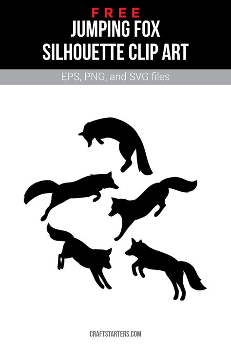 Fox Stencil, Fox Outline, Fox Jumping, Jumping Fox, Shells Craft, Fox Silhouette, Cricut Projects Easy, Wolf Silhouette, Fantasy Ideas