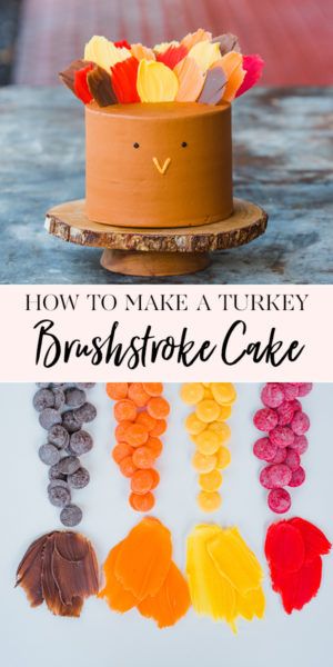 Halloween Kabobs, Fun Cake Recipes, Unique Cake Recipes, Thanksgiving Cake Ideas, Kabobs Recipes, Dessert Kabobs, Brushstroke Cake, Make A Turkey, Thanksgiving Desserts Kids