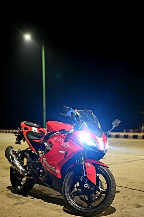 Rr310 Wallpaper, 4v Bike, Apache Rr310, Rtr 160 4v, Apache Rr 310, Rr 310, Indian Cars, Thor Wallpaper, Night Bike Ride