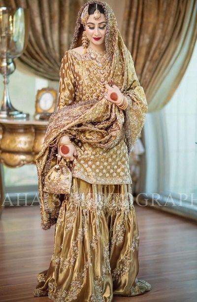 Punjabi Bridal Dress Designs Bridals Pakistani, Barat Dresses, Bridal Gharara, Nomi Ansari, Bridal Mehndi Dresses, Pakistan Wedding, Nikah Dress, Pengantin India, Nikkah Dress