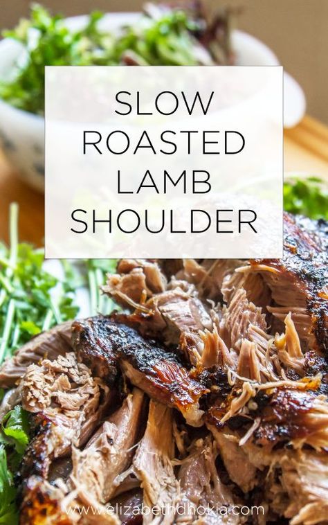 Arabic Lamb Recipes, Lamb Shoulder Slow Cooker, Boneless Lamb Shoulder Roast, Slow Roast Lamb Shoulder, Roast Lamb Shoulder, Roasted Lamb Shoulder, Slow Roasted Lamb, Lamb Shoulder Chops, Slow Roasted Lamb Shoulder