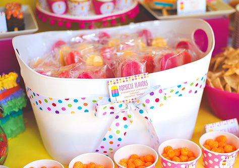 Pool & Popsicle Party: Parker is 2! - Chickabug Serving Popsicles At A Party, How To Serve Popsicles At A Party, Popsicle Bar Party, Popsicle Pool Party, Giant Popsicle, Popsicle Garland, Gourmet Popsicles, Cute Popsicle, Cookies Cute