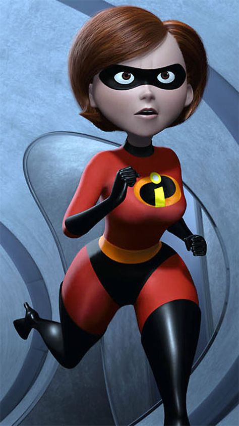 Character profile for Elastigirl aka Mrs. Incredible aka Helen Parr, from the The Incredibles Pixar movie. Images, powers, biography, personality, quotes... The Incredibles Helen, Incredibles Wallpaper, Mrs Incredible, Disney Incredibles, Incredibles 2, Female Superhero, Memes Video, Pixar Movies, Female Character