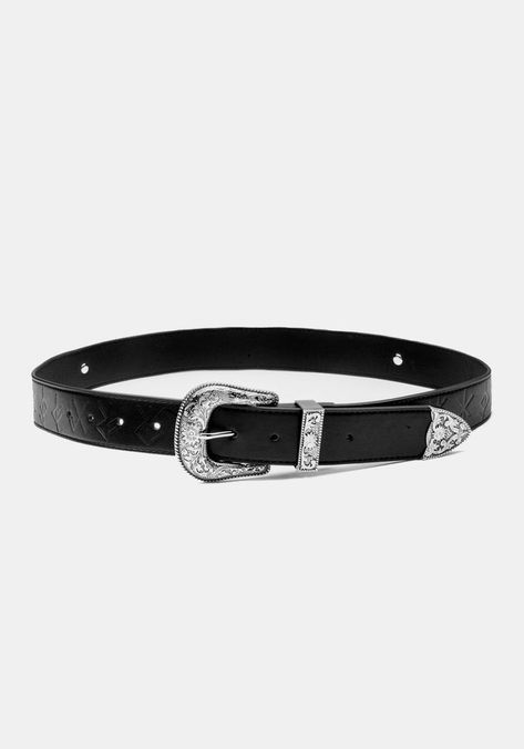 Jeans Belt, Monochrome Fashion, Wardrobe Update, Jean Belts, Hole Punch, Silver Studs, Fashion Item, Antique Silver, Pu Leather