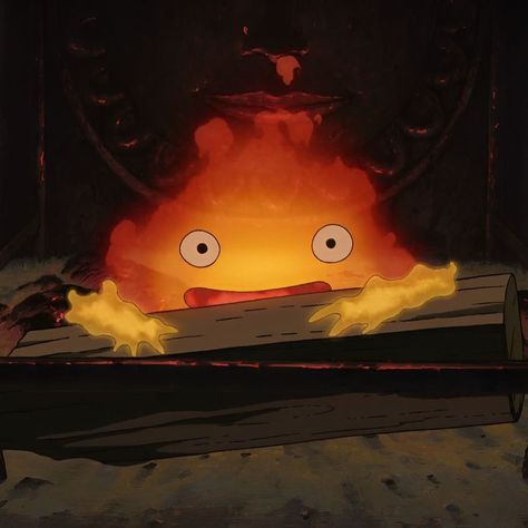 Calcifer Howls Moving Castle Icon, Howl's Moving Castle Pfp, Howls Moving Castle Phone Theme, Howls Moving Castle Widget, Calcifer Aesthetic, Howls Moving Castle Pfp, Howls Moving Castle Icon, Calcifer Studio Ghibli, Howls Moving Castle Calcifer