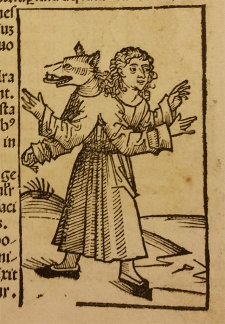 From: Liber Chronicarum, (1493) #pagefrights Woodcut Tattoo, Medieval Tattoo, Medieval Drawings, Medieval Artwork, Alchemy Art, Woodcut Art, The Moors, Werewolf Art, Occult Art