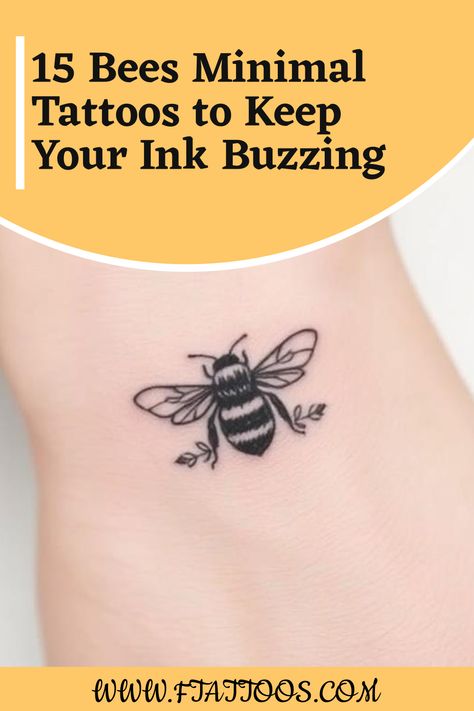 Tattoo Bee, Bee Outline, Queen Bee Tattoo, Bee Tattoos, Bee Silhouette, Bee Conservation, Bumble Bee Tattoo, Minimal Tattoos, Bee Wings