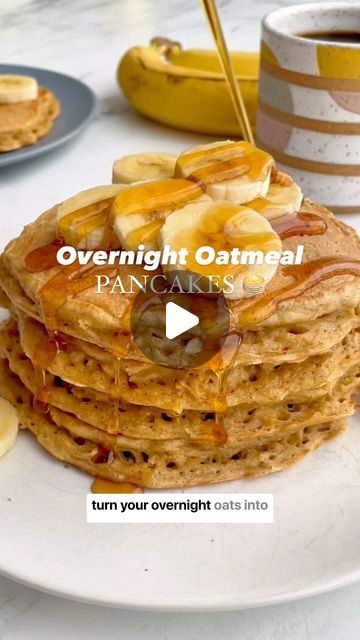 Brittany Mullins on Instagram: "Comment “pancakes” and I’ll DM you the recipe for these fluffy, protein packed OVERNIGHT OAT PANCAKES. 🥞   These are SO easy to meal prep for busy mornings. Each serving has 12 grams of protein so they are sure to keep you full all morning long!   #overnightoamealpancakes #highprotein #mealprep #breakfast" Mealprep Breakfast, Breakfast Bars Recipe, Overnight Oat, Oat Pancakes, Busy Morning, Pancakes Healthy, Ranch Chicken, Breakfast Bars, Bars Recipe