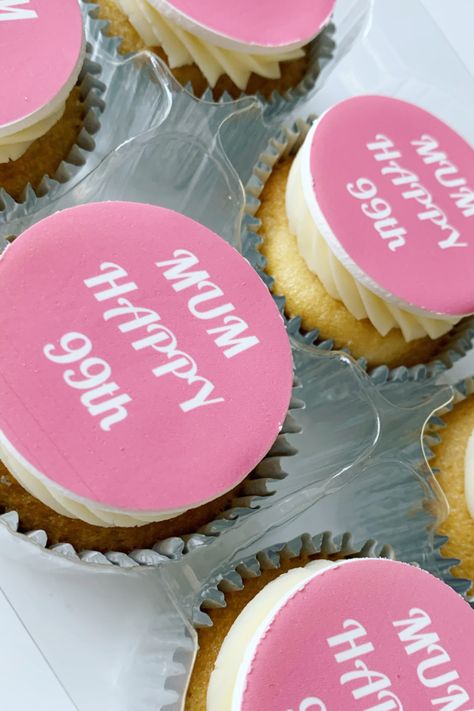 Our cakes are topped with our edible printed cupcake toppers. Cupcake Ingredients, Free Range Eggs, Personalised Cupcakes, School Leavers, Fondant Cupcake Toppers, Edible Cupcake Toppers, Vanilla Icing, Cupcake Toppers Printable, Edible Printing