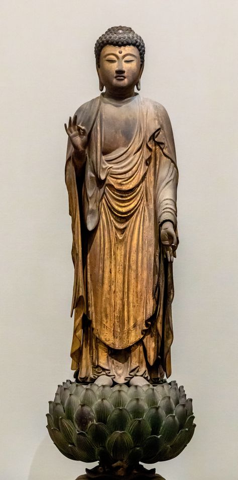 Amitabha Buddha Statues, Amida Buddha, Japanese Buddha, Standing Buddha Statue, Buddha Bar, Standing Buddha, Amitabha Buddha, Kuan Yin, Gautama Buddha